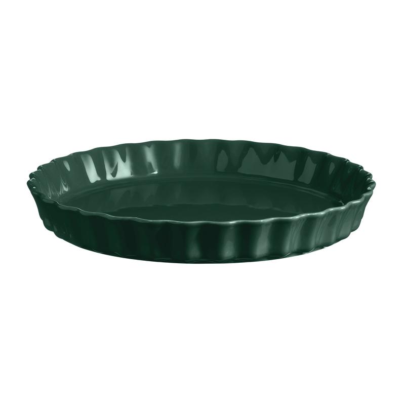Emile Henry 29.5cm Tart Dish - Cedar Green