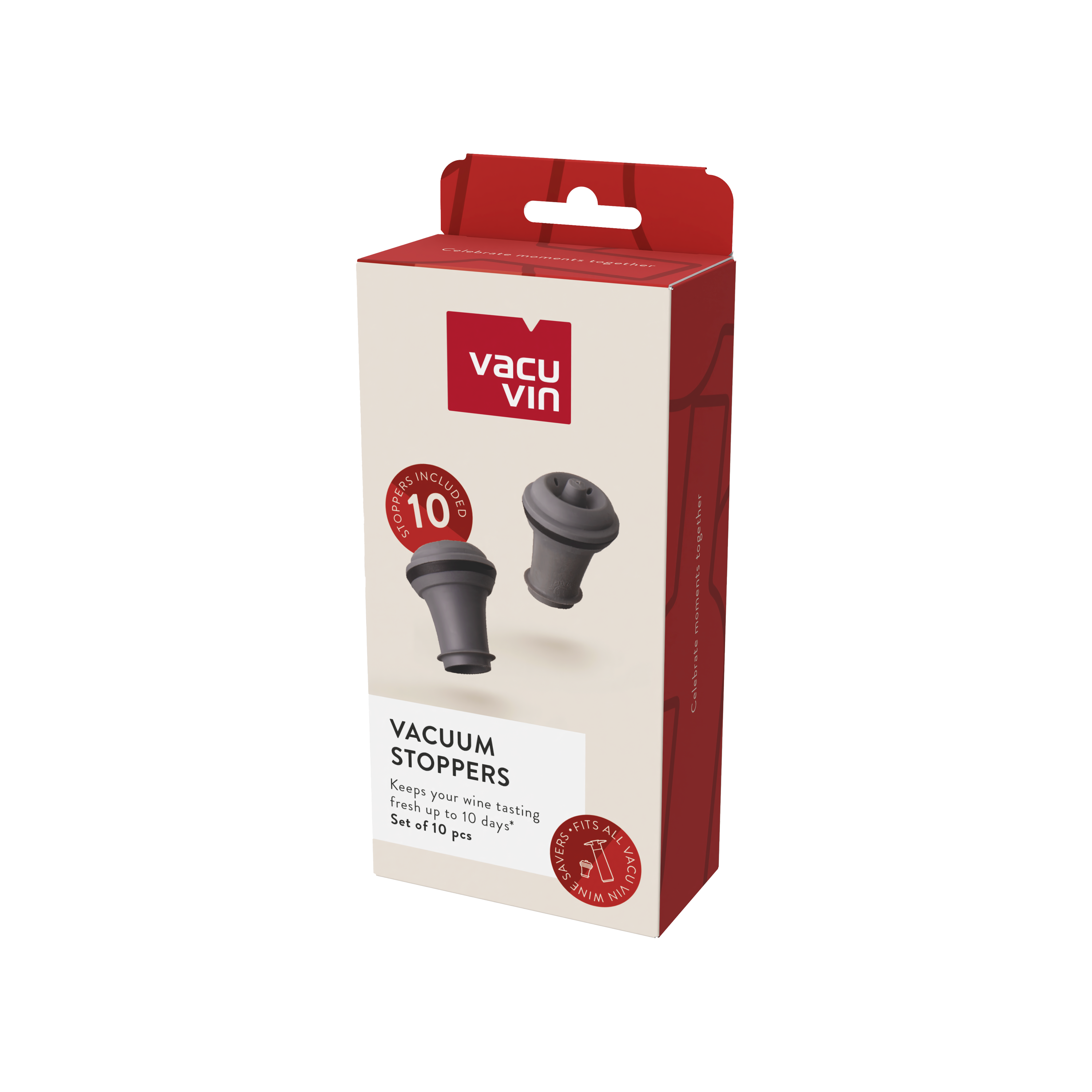 Vacu Vin Vacuum Wine Stopper | Set of 10
