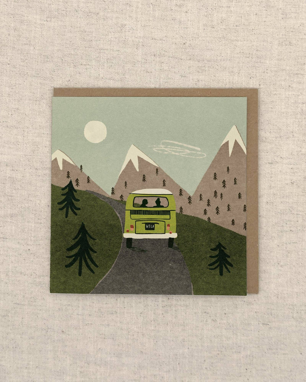 Campervan Road Trip Greetings Card