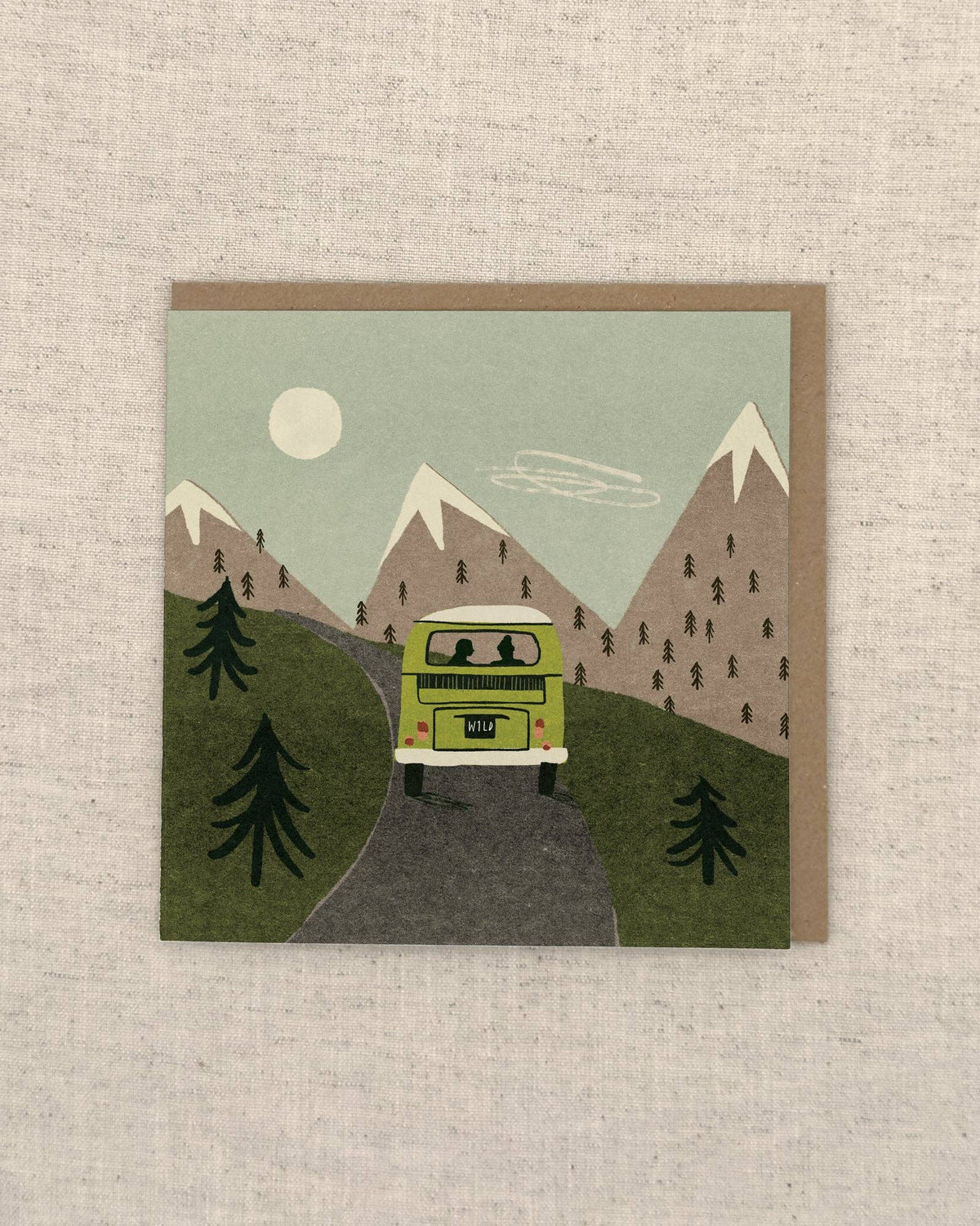 Campervan Road Trip Greetings Card