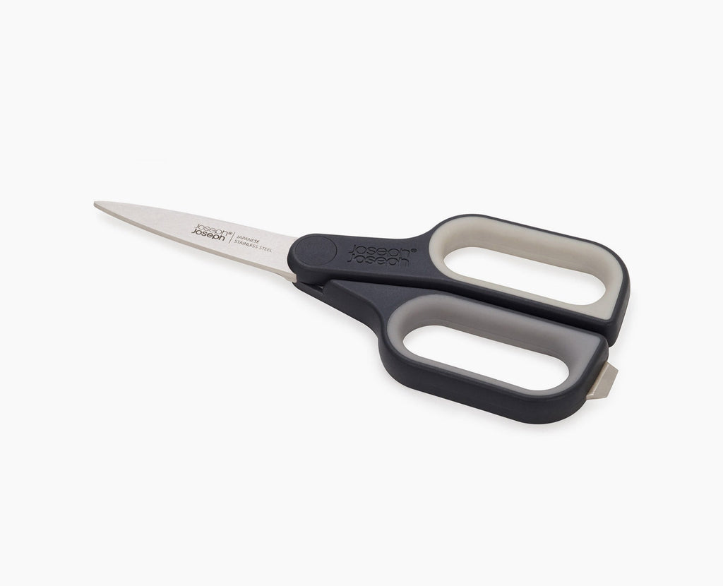 PlusCut™ Grey Scissors with Integrated Box Cutter