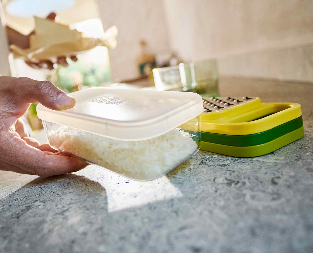 Multi-Grate & Store™ 3-in-1 Grater Set with Storage Container