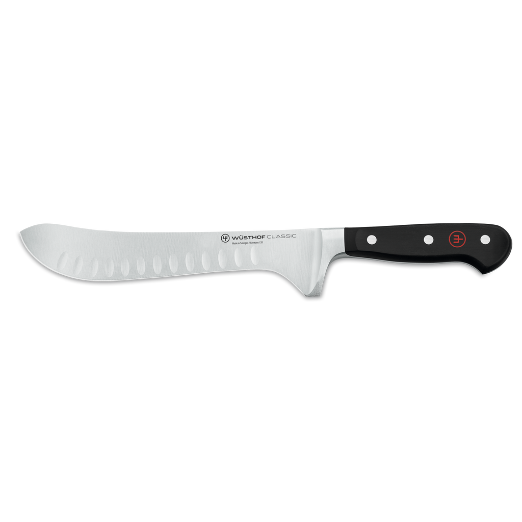Wusthof Classic Butcher Knife with Hollow Edge 20 cm | 8 inch