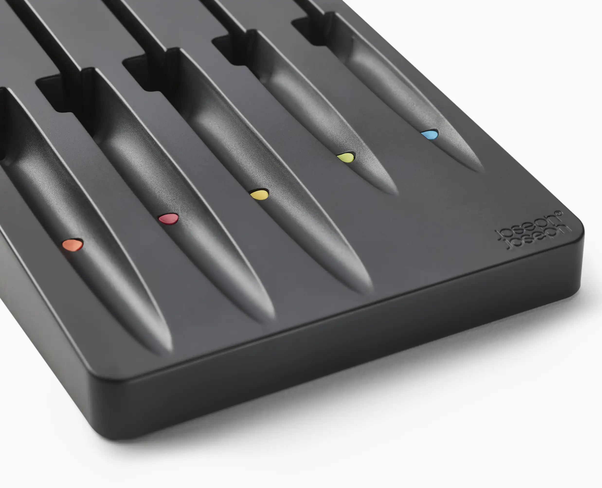 Elevate™ Store 5-piece Multicolour Knife Set with In-drawer Storage Tray
