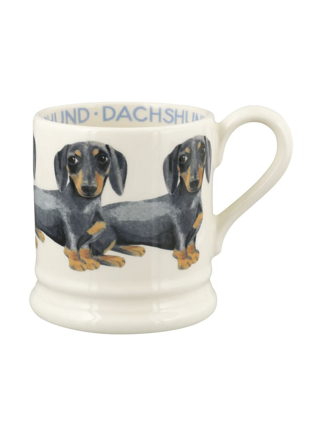 Emma Bridgewater Black & Tan Dachshund 1/2 Pint Mug