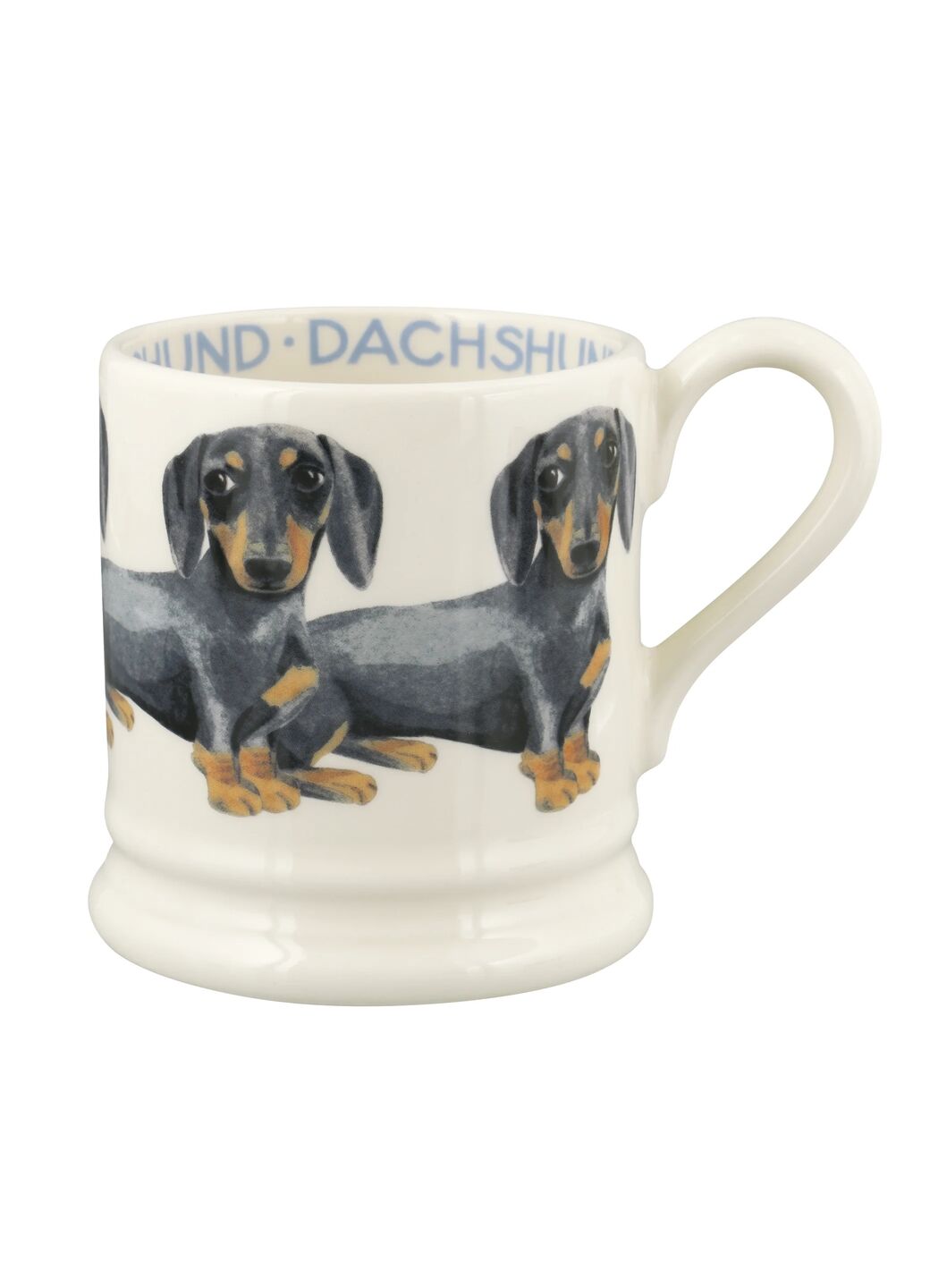 Emma Bridgewater Black & Tan Dachshund 1/2 Pint Mug
