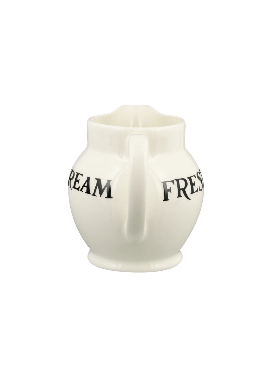 Black Toast Jersey Cream 1/2 Pint Jug