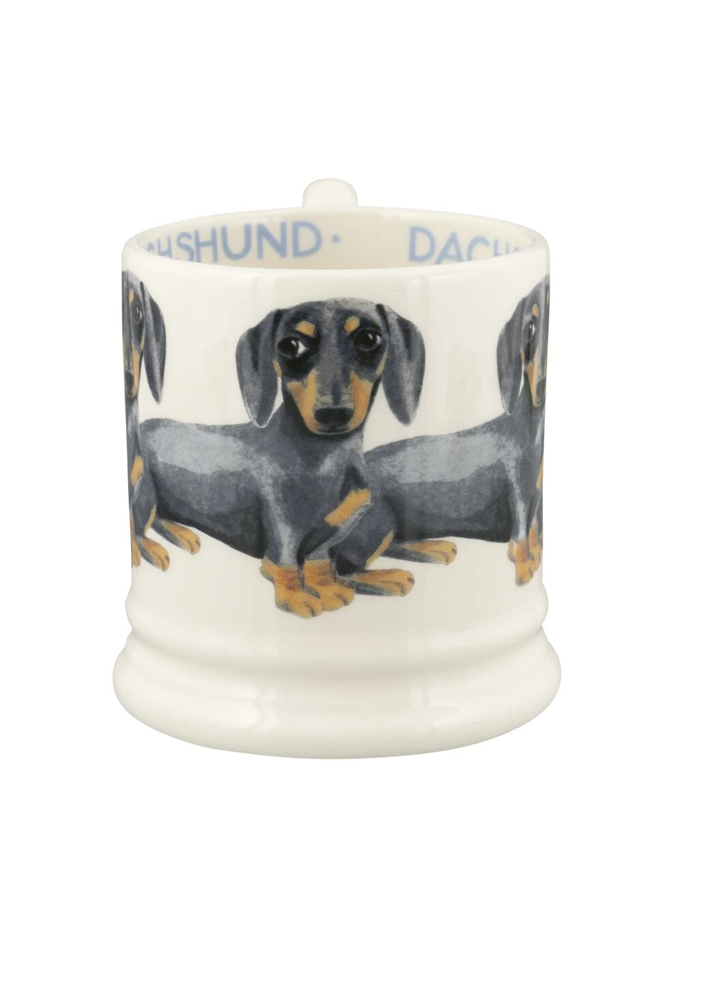 Emma Bridgewater Black & Tan Dachshund 1/2 Pint Mug
