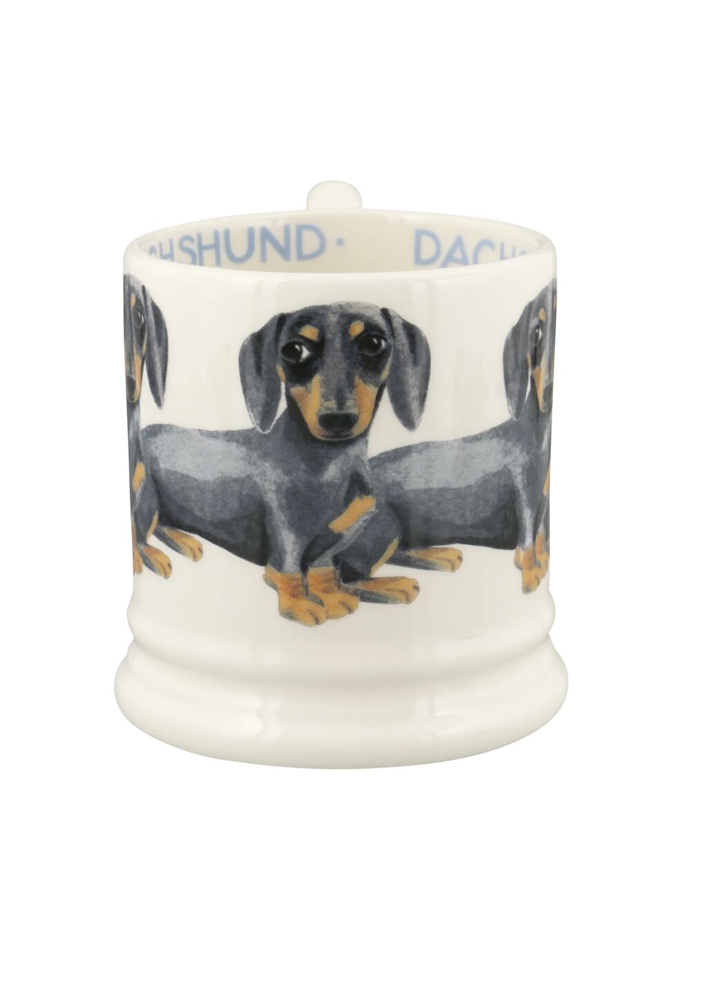 Emma Bridgewater Black & Tan Dachshund 1/2 Pint Mug