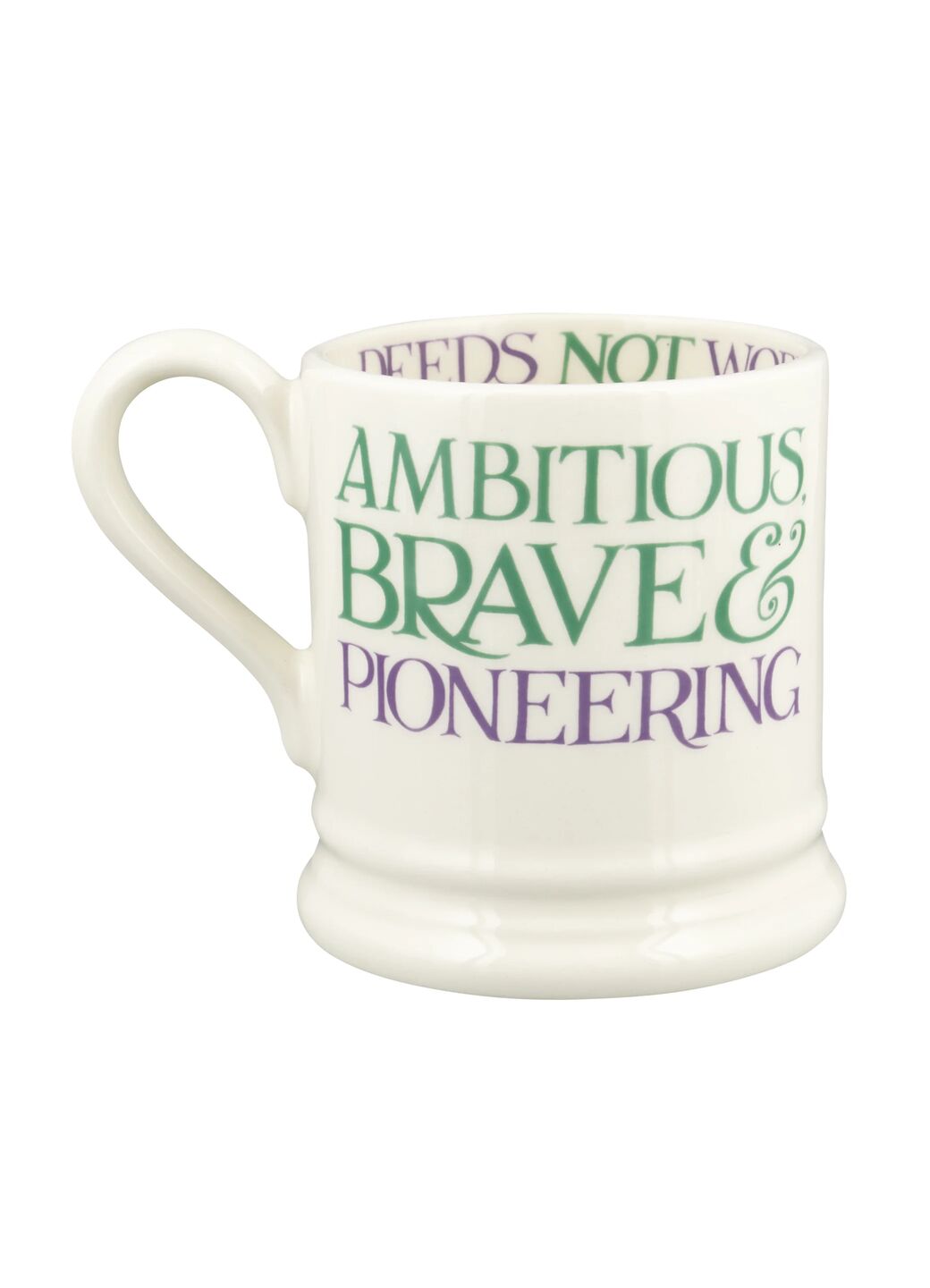 Emma Bridgewater Purple Toast Change Our World 1/2 Pint Mug