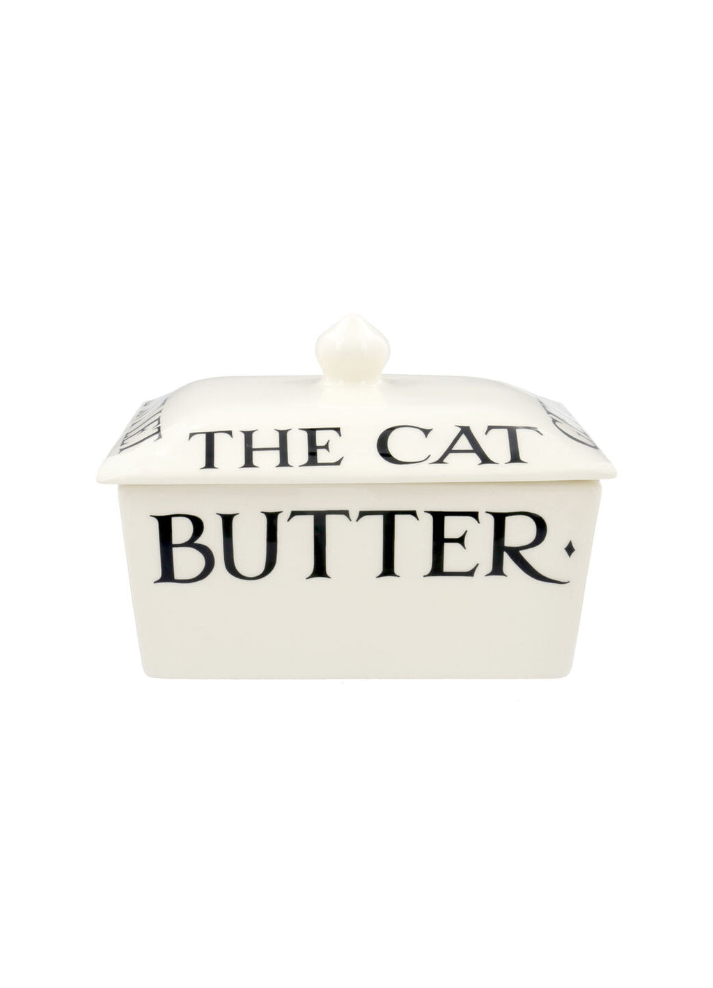 Black Toast Half a Pound Small Butter Dish