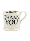 Black Toast Thank You 1/2 Pint Mug