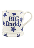 Emma Bridgewater Big Blue Star Big Daddy Large 1pt Mug