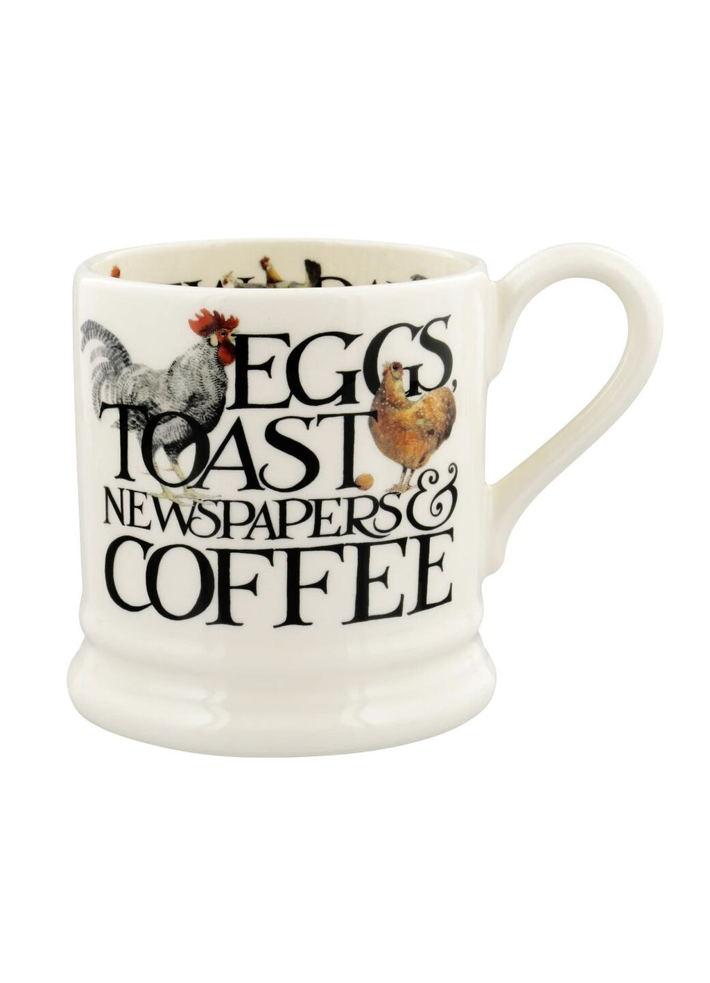 Emma Bridgewater Rise & Shine Eggs & Toast 1/2 Pint Mug