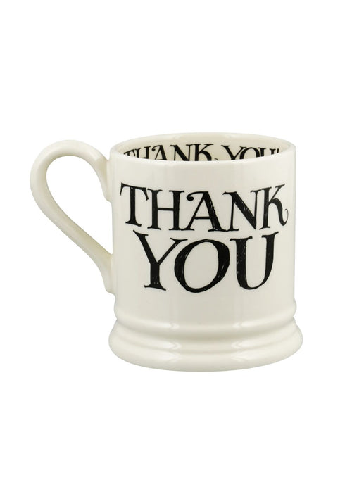 Black Toast Thank You 1/2 Pint Mug