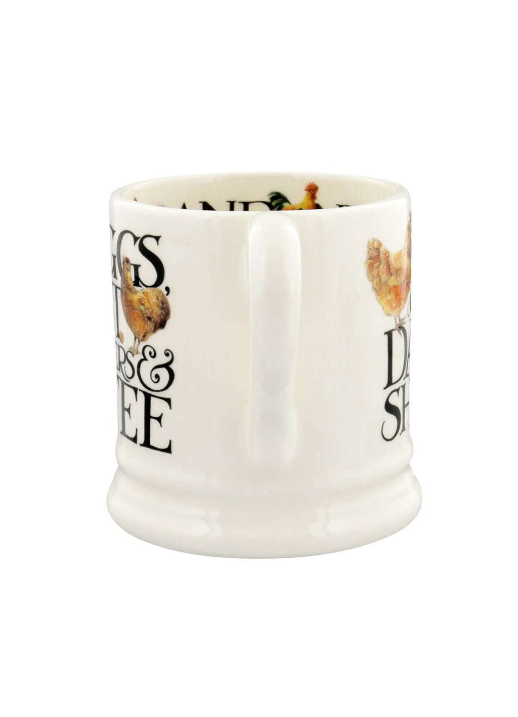 Emma Bridgewater Rise & Shine Eggs & Toast 1/2 Pint Mug