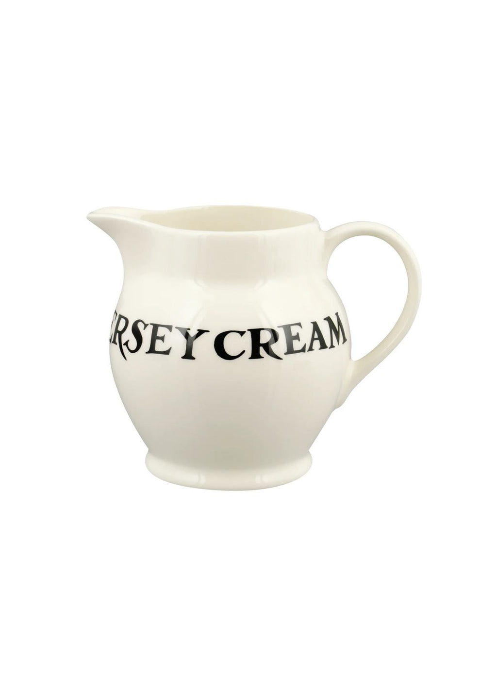 Black Toast Jersey Cream 1/2 Pint Jug