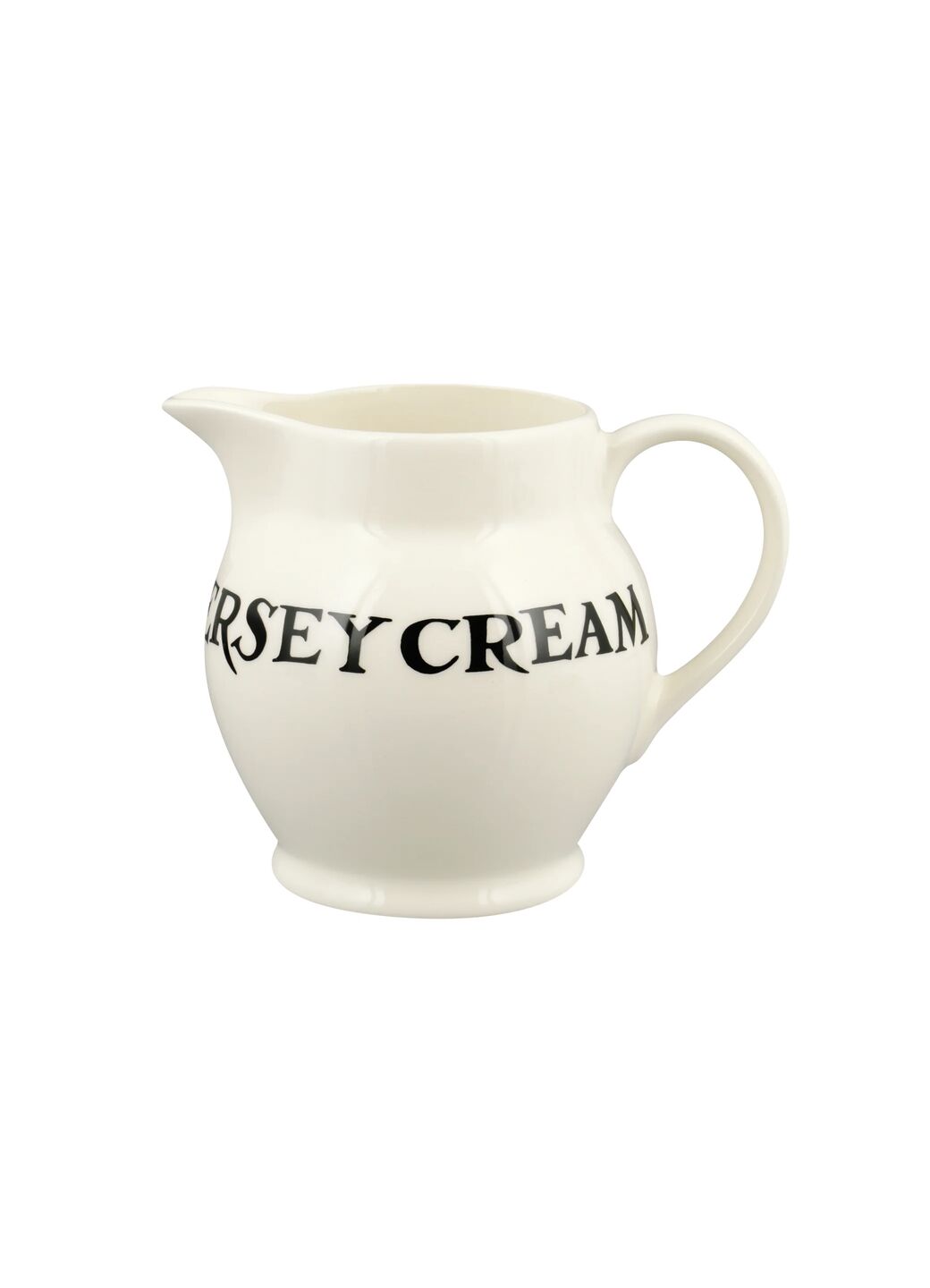 Black Toast Jersey Cream 1/2 Pint Jug