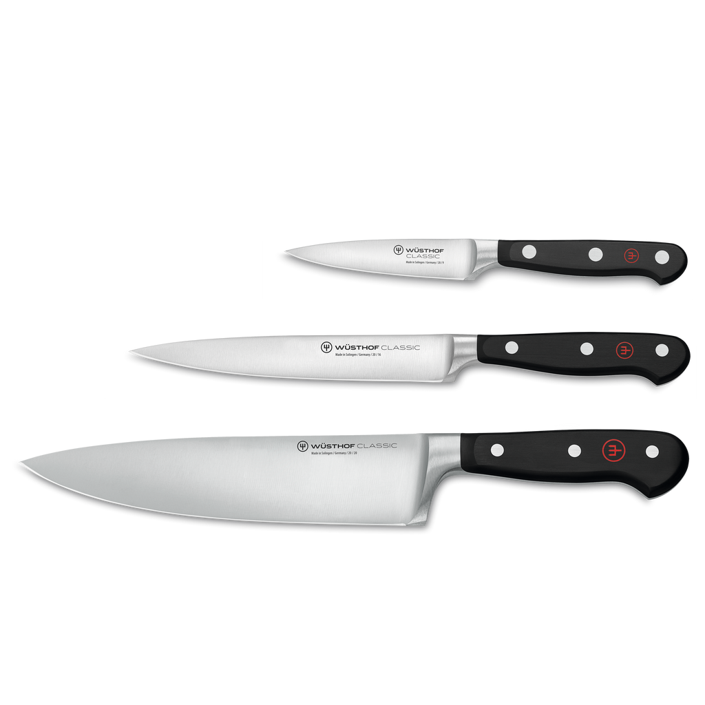 Wusthof Classic 3-piece Chef's Knife Set