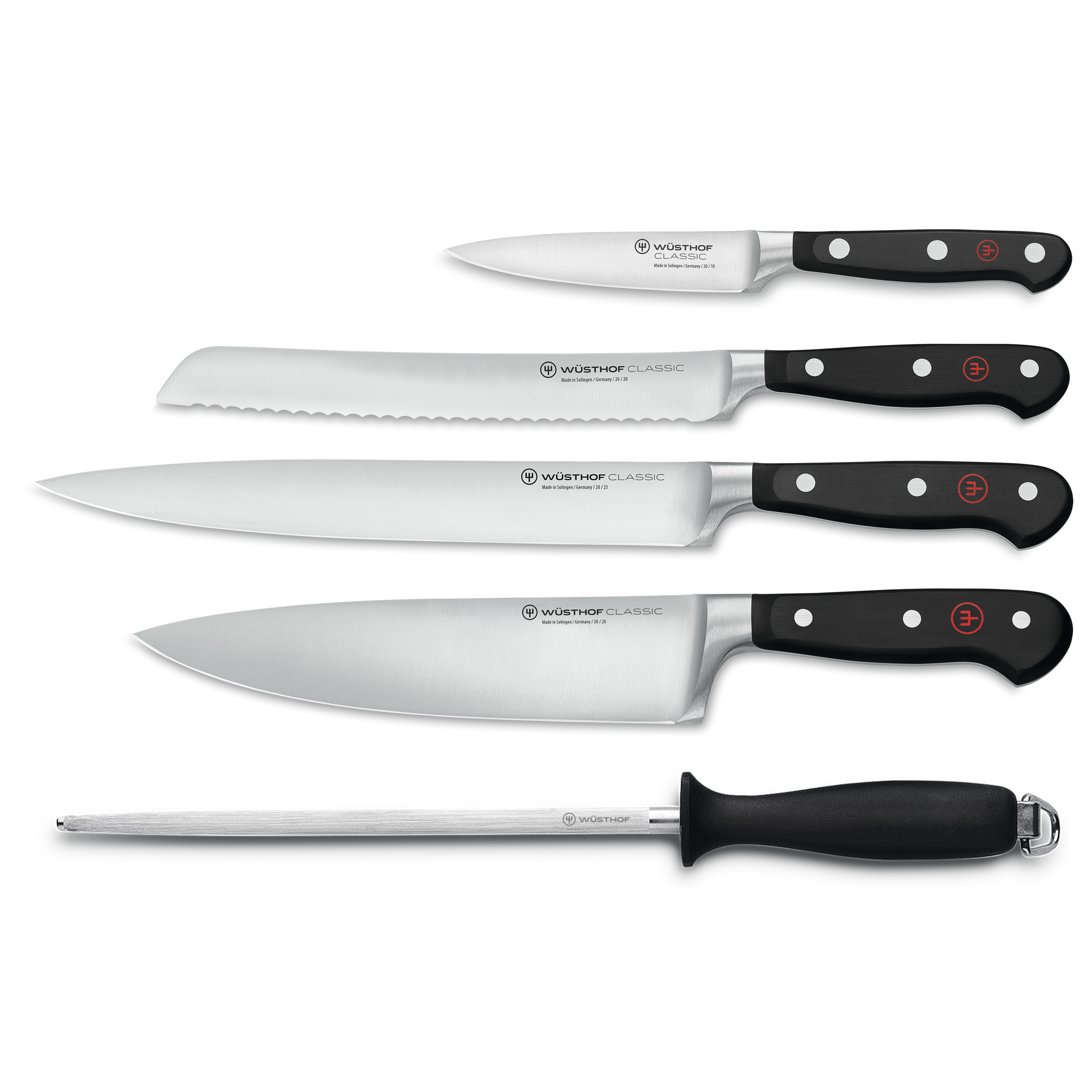 Wusthof Classic 5-piece Chef's Knife Set