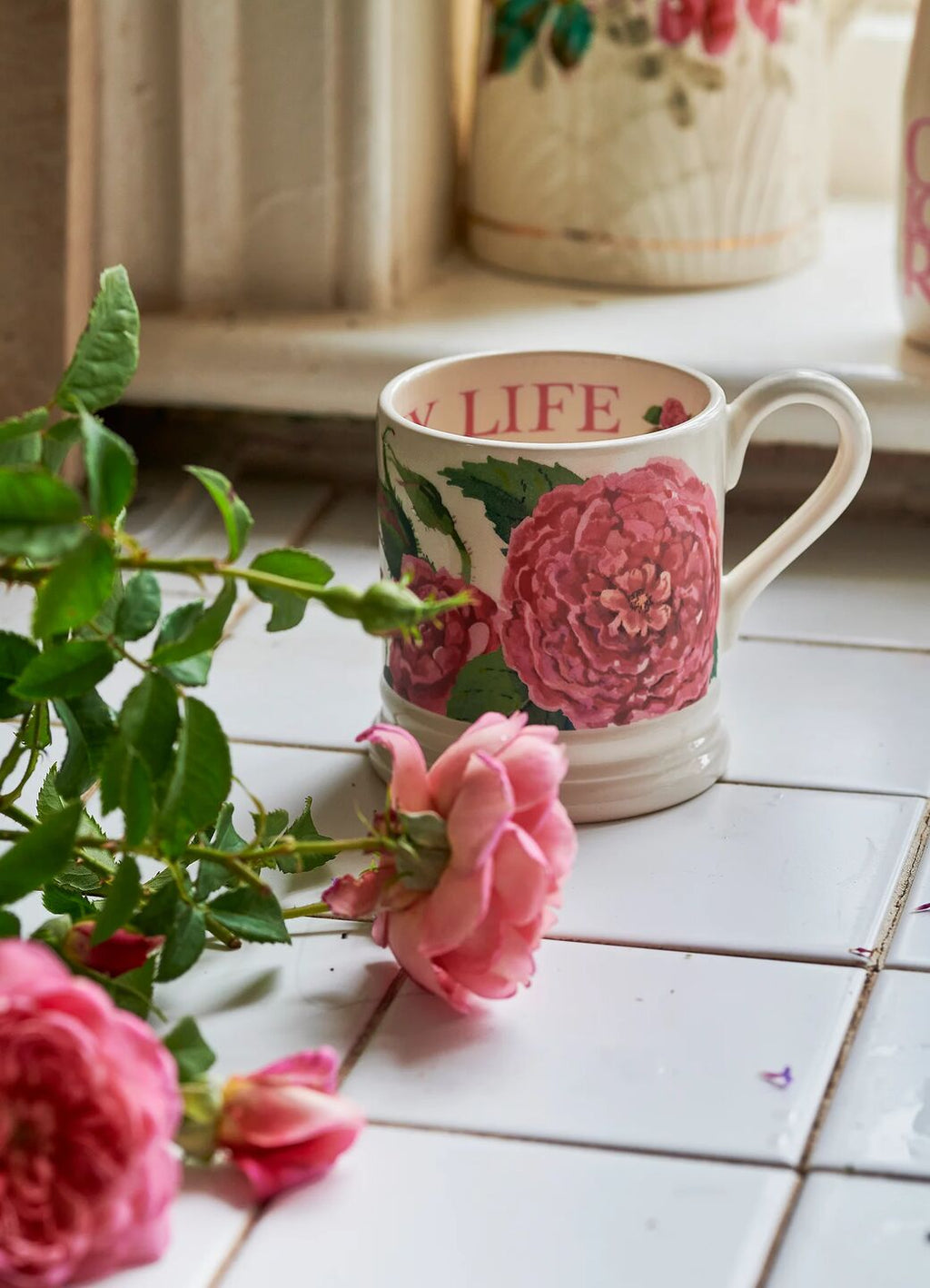 David Austin® Emma Bridgewater™ Rose 1/2 Pint Mug