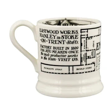 Emma Bridgewater Factory Plan 1/2 Pint Mug