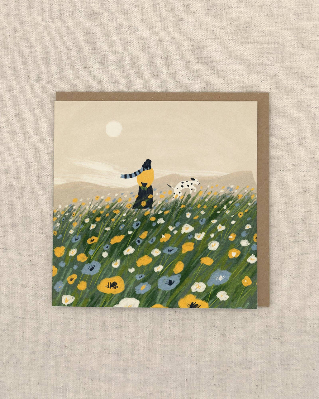 Spring Walk Greetings Card