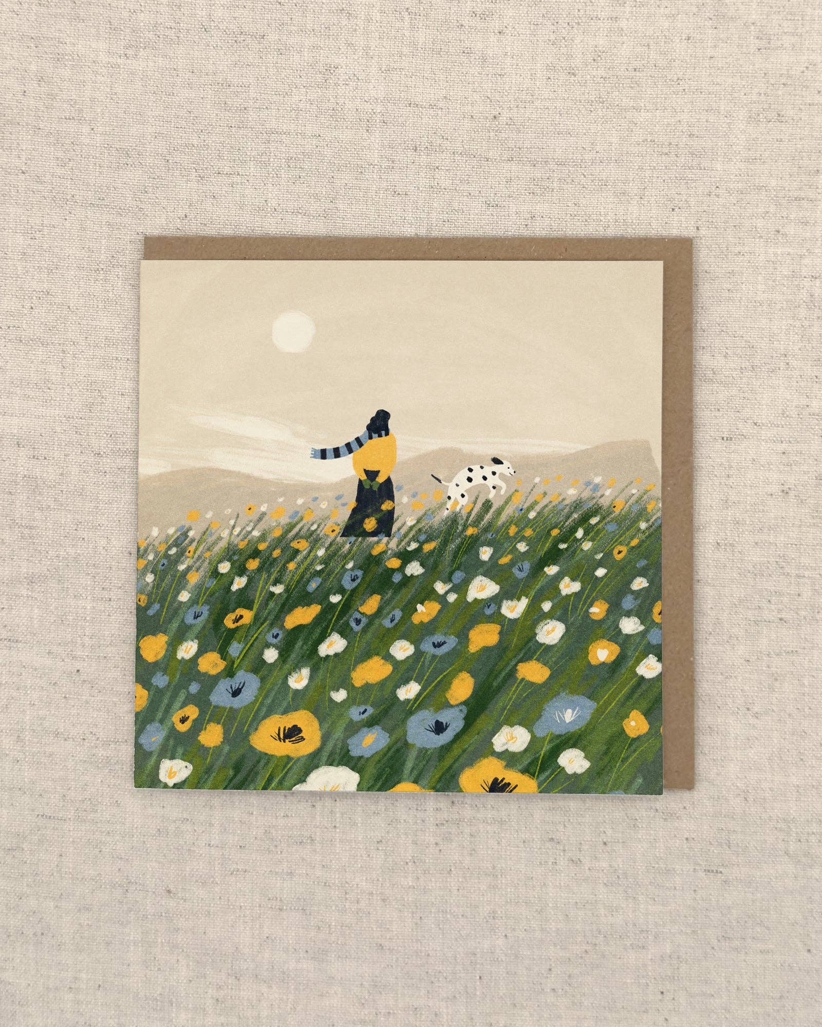 Spring Walk Greetings Card