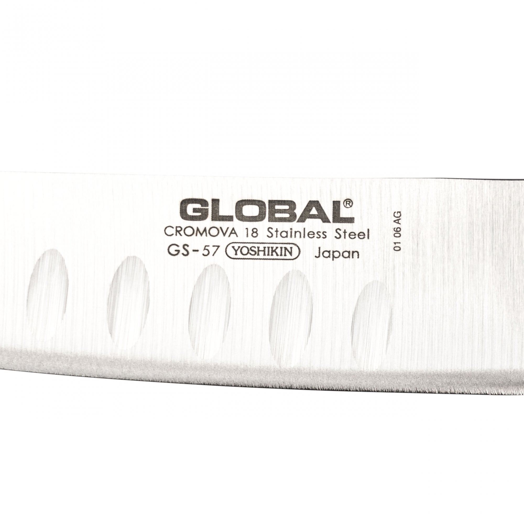 GS-57 Fluted Santoku Knife 11cm Blade