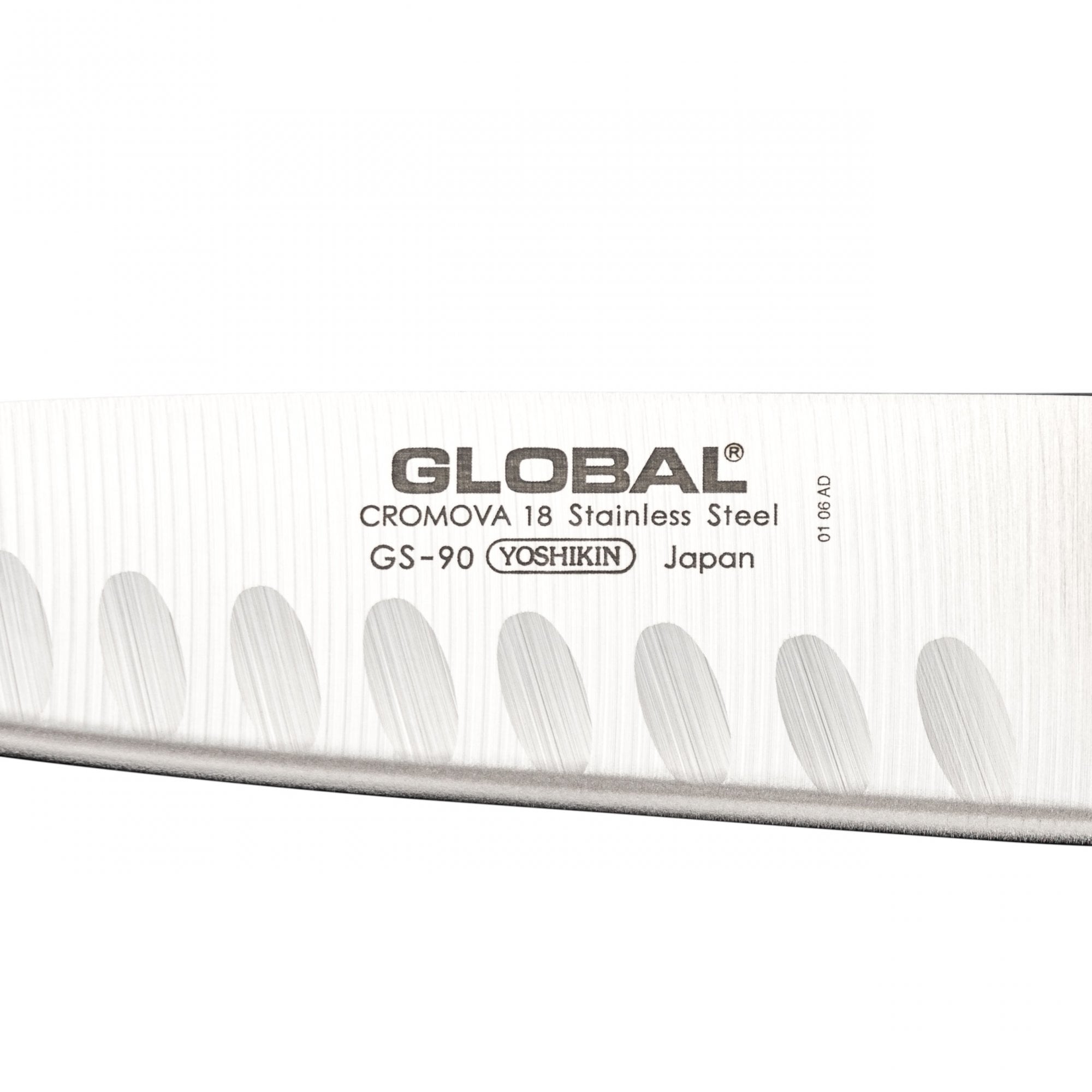 GS-90 Fluted Santoku Knife 13cm