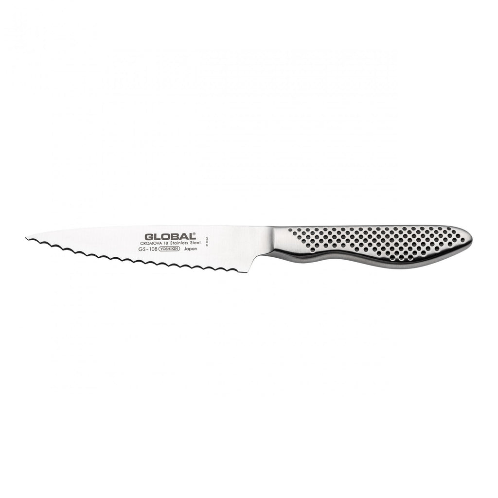 Global 12cm Utility Scalloped Blade