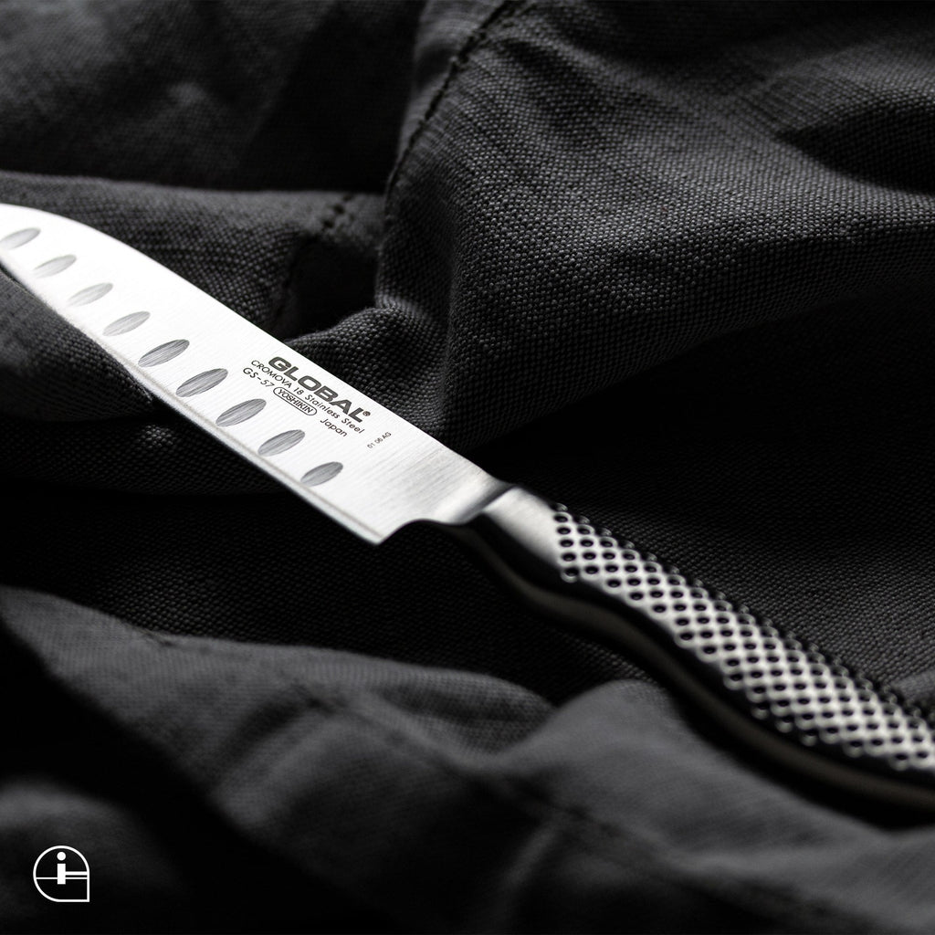 GS-57 Fluted Santoku Knife 11cm Blade