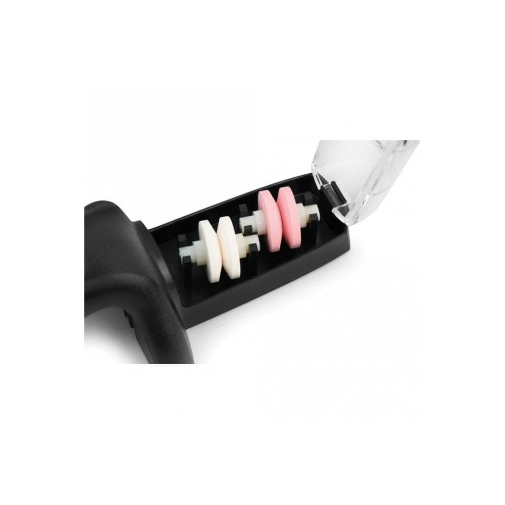 GLOBAL Ceramic 2 Wheel Knife Sharpener, Black G-91/BW