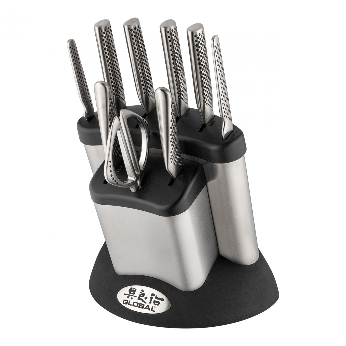 Global 10 Piece Knife Block Set G-636/10b