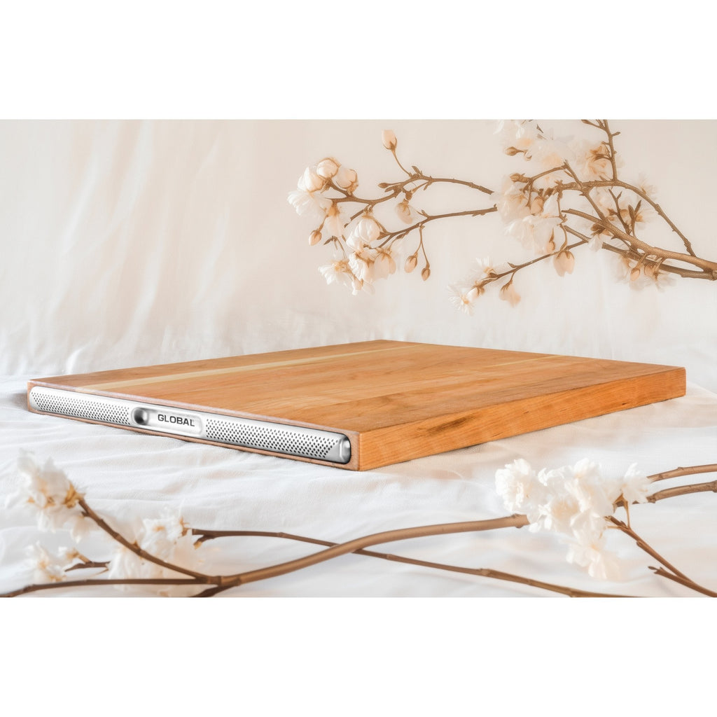 Global Cherry Wood Chopping Board, 50 x 40 cm