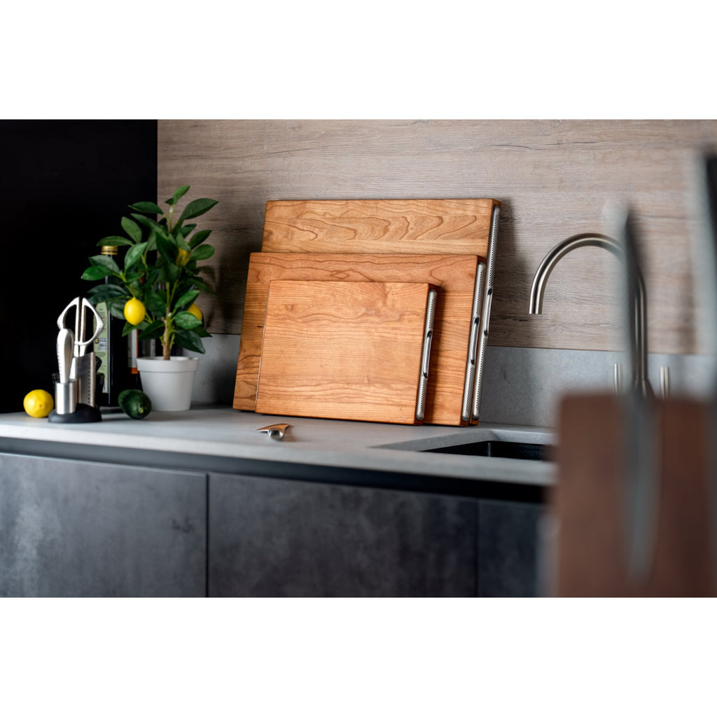 Global Cherry Wood Chopping Board, 50 x 40 cm