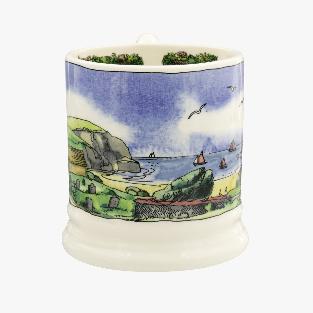 Emma Bridgewater Landscapes of Dreams Cornish Beaches 1/2pt mug