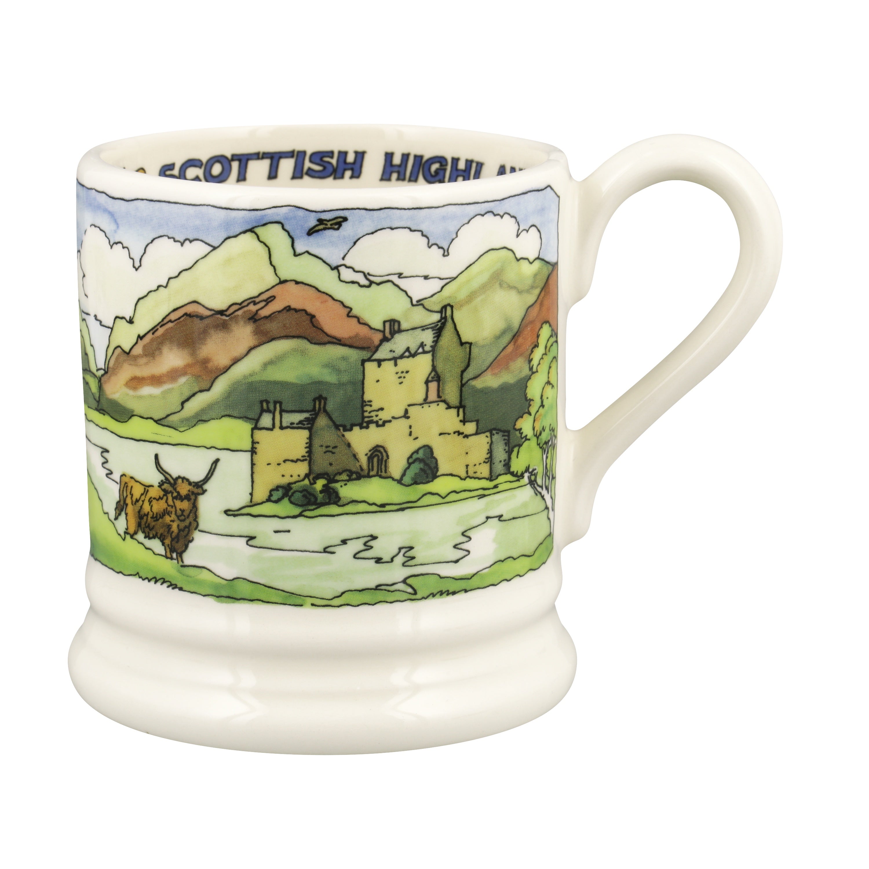 Emma Bridgewater Landscape Of Dreams Scottish Highlands 1/2 Pint Mug