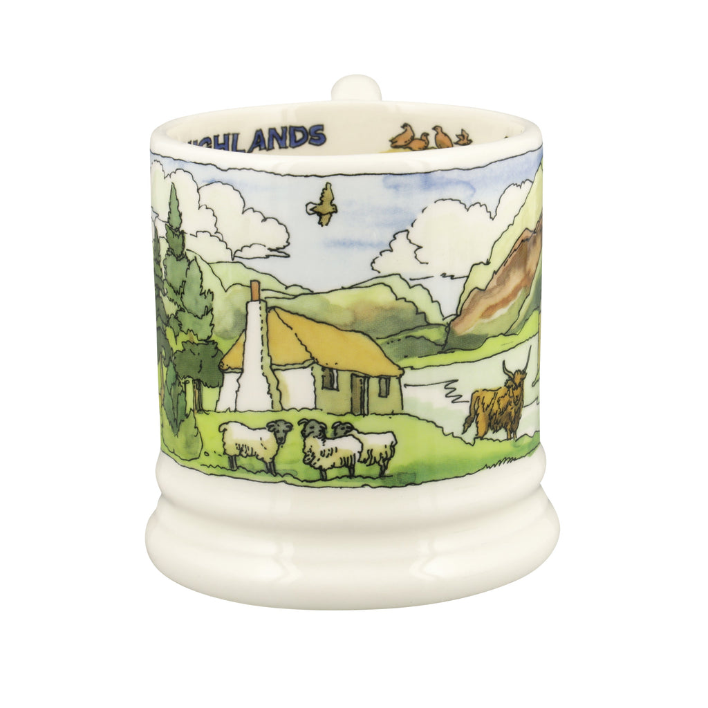 Emma Bridgewater Landscape Of Dreams Scottish Highlands 1/2 Pint Mug