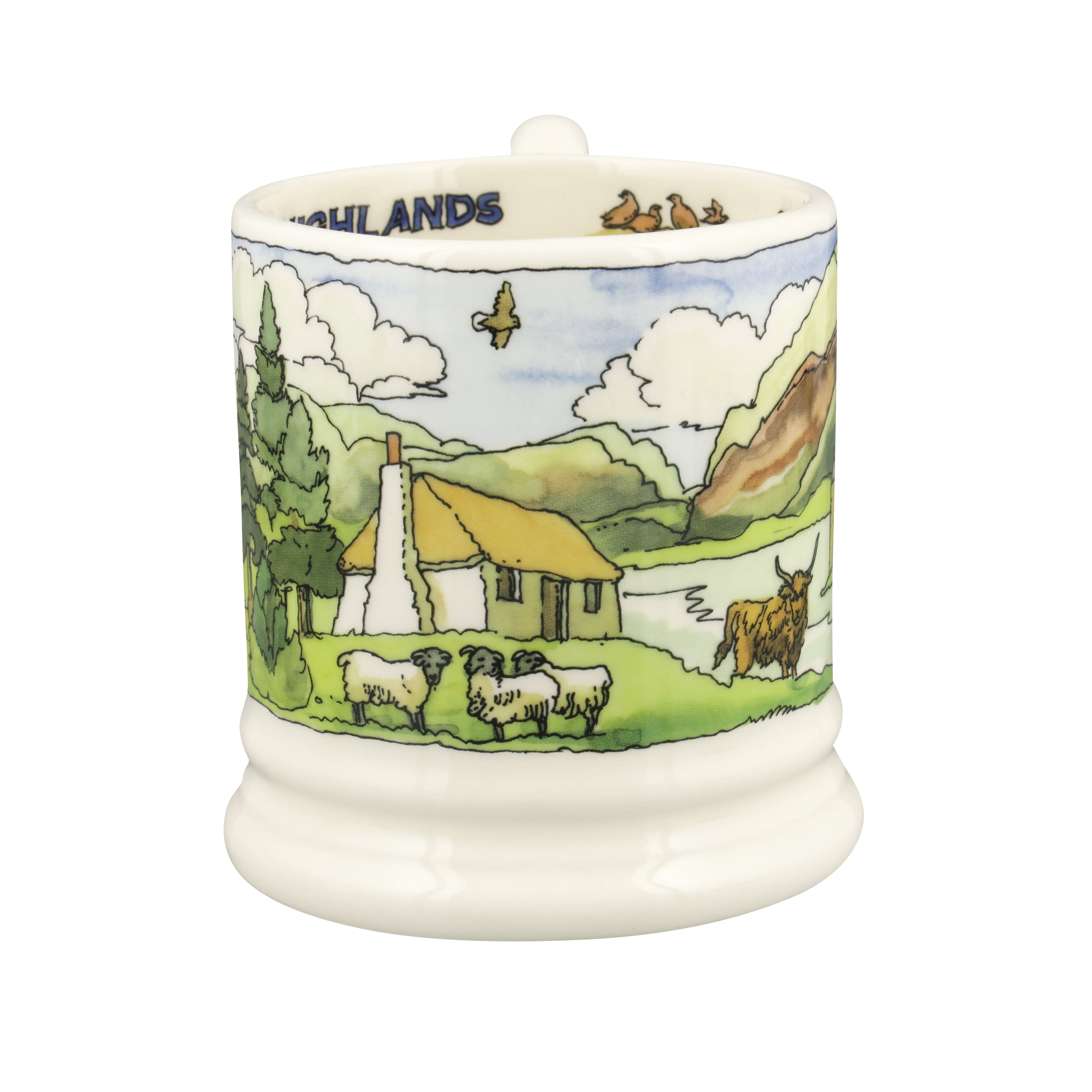 Emma Bridgewater Landscape Of Dreams Scottish Highlands 1/2 Pint Mug