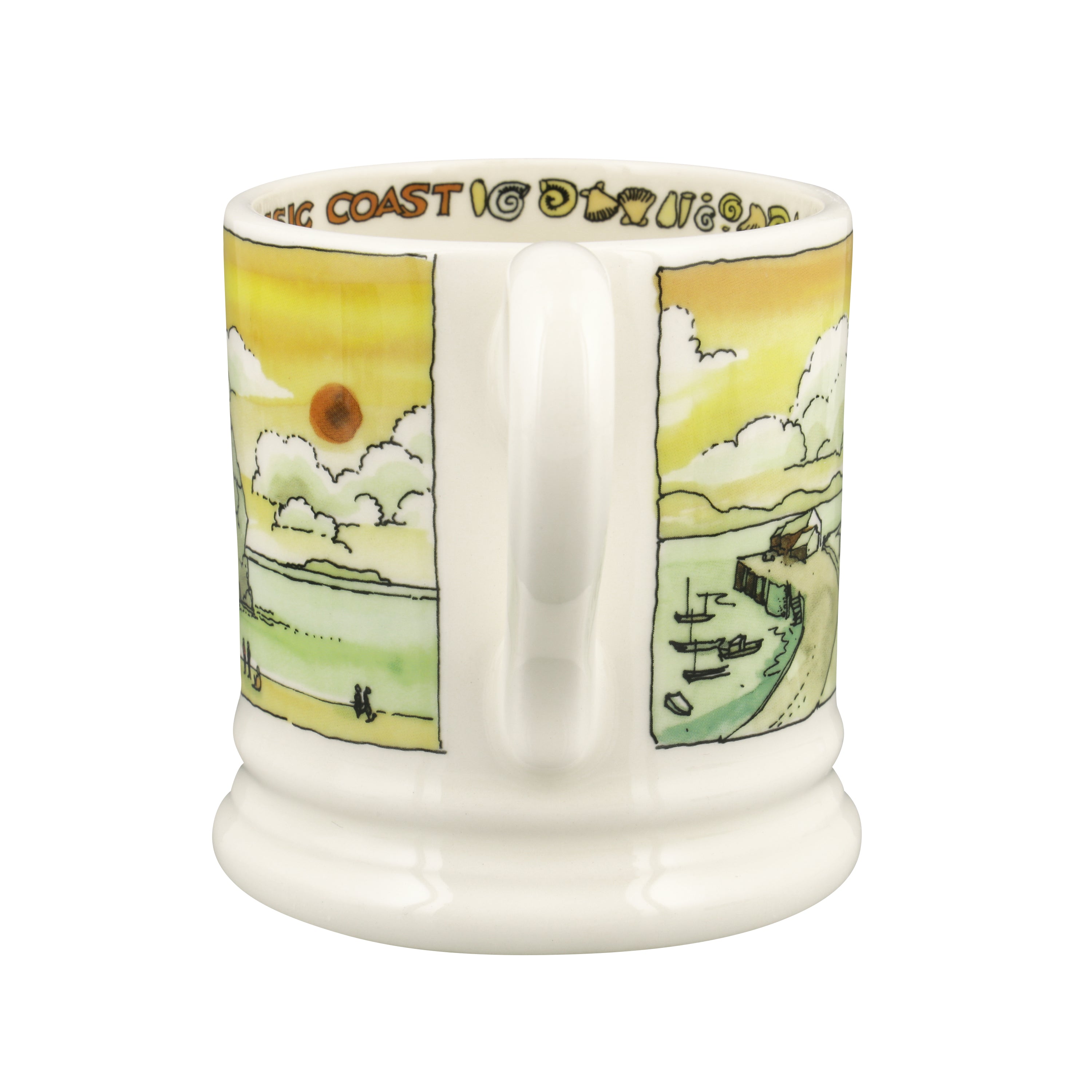 Emma Bridgewater Landscape Of Dreams Jurassic Coastline 1/2 Pint Mug