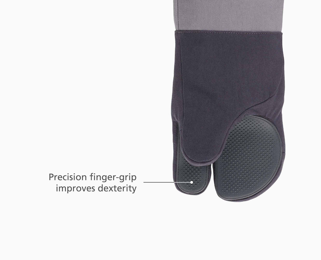 Pinch™ Easy-grip Set of 2 Grey Oven Gloves