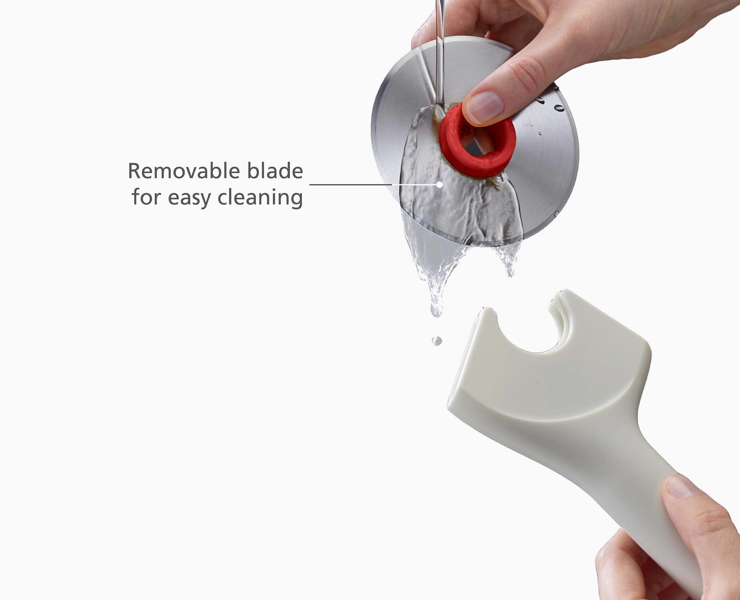 Ringo™ Easy-clean Red Pizza Cutter