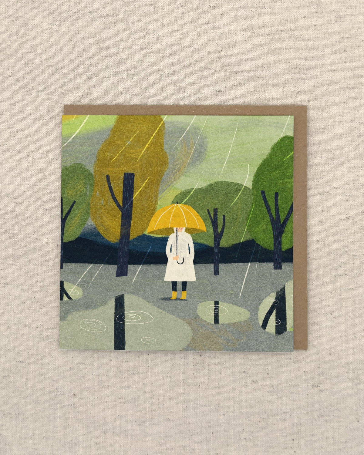 April Showers Greetings Card
