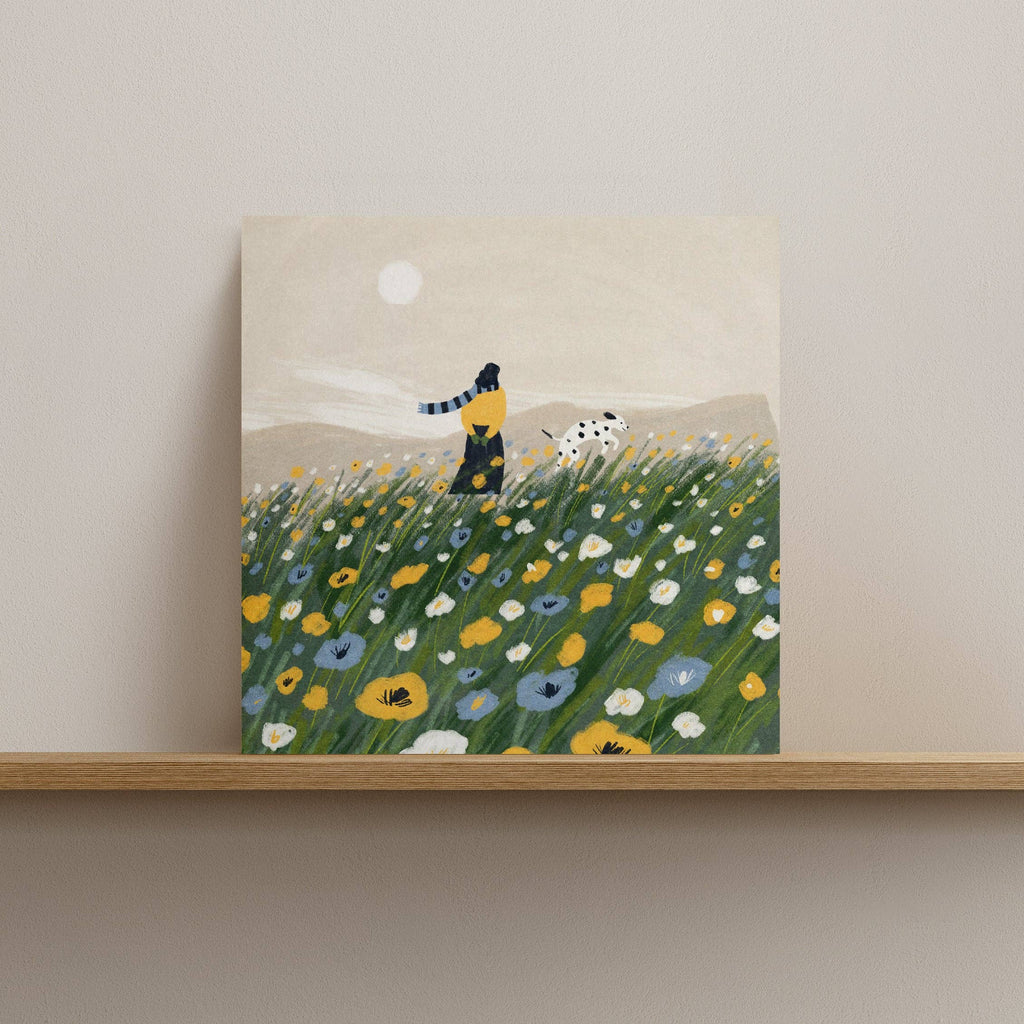 Spring Walk Greetings Card