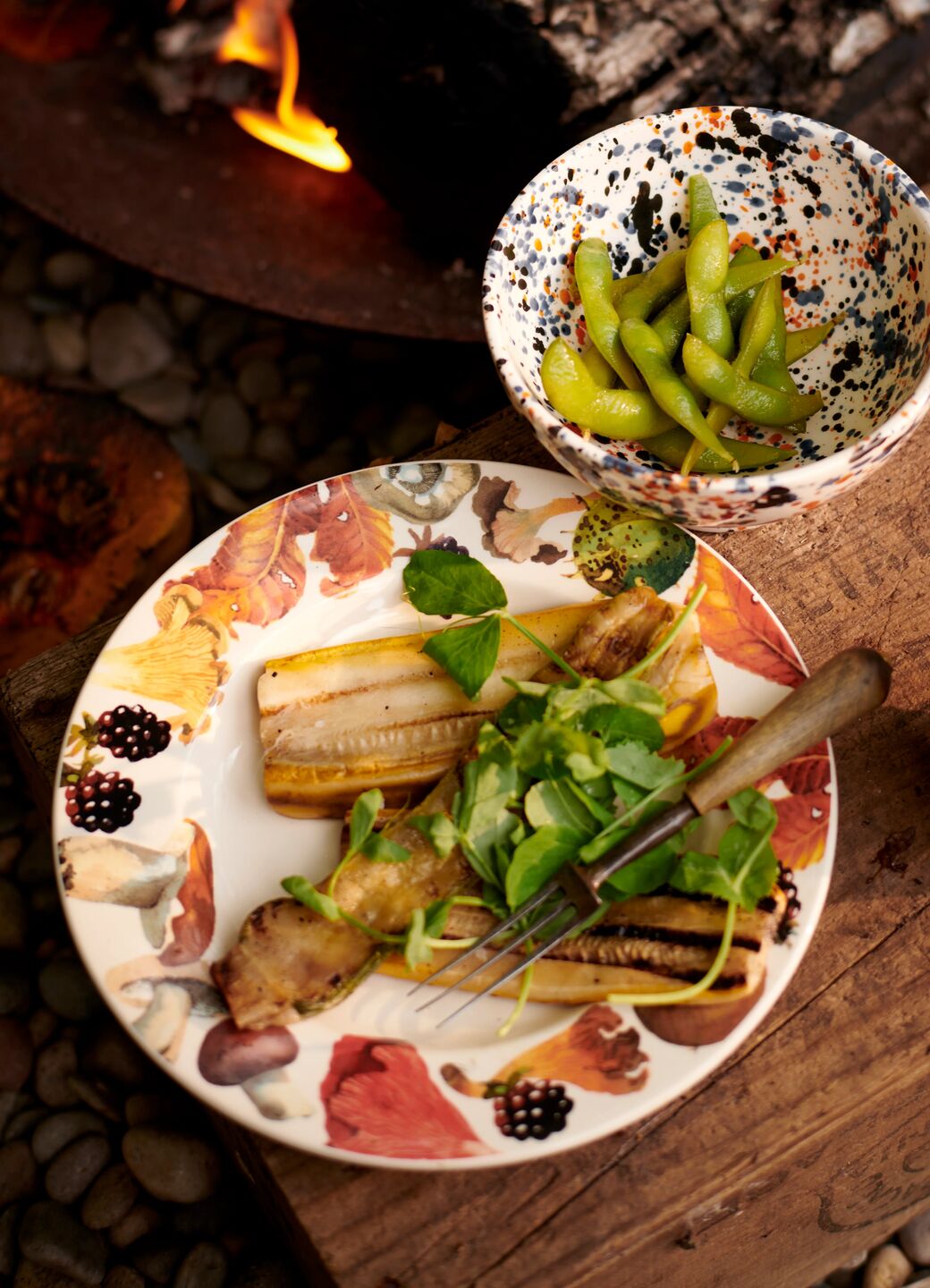 Emma Bridgewater Foraging Medium Dinner Plate, 8.5 Inch