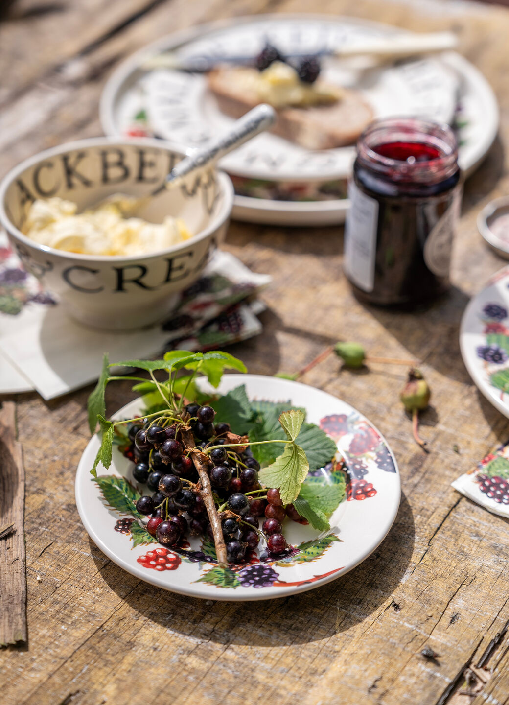 Emma Bridgewater Blackberry Small Side Plate, 6.5 Inch