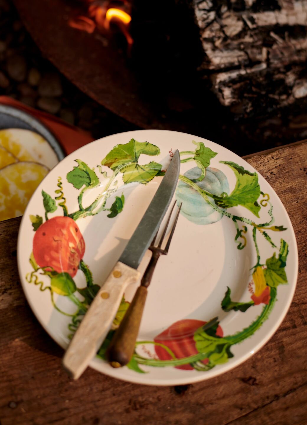 Emma Bridgewater Pumpkins Medium Dinner Plate, 8.5 Inch