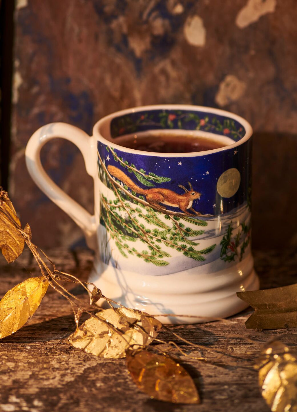 Midnight Squirrel 1/2 Pint Mug