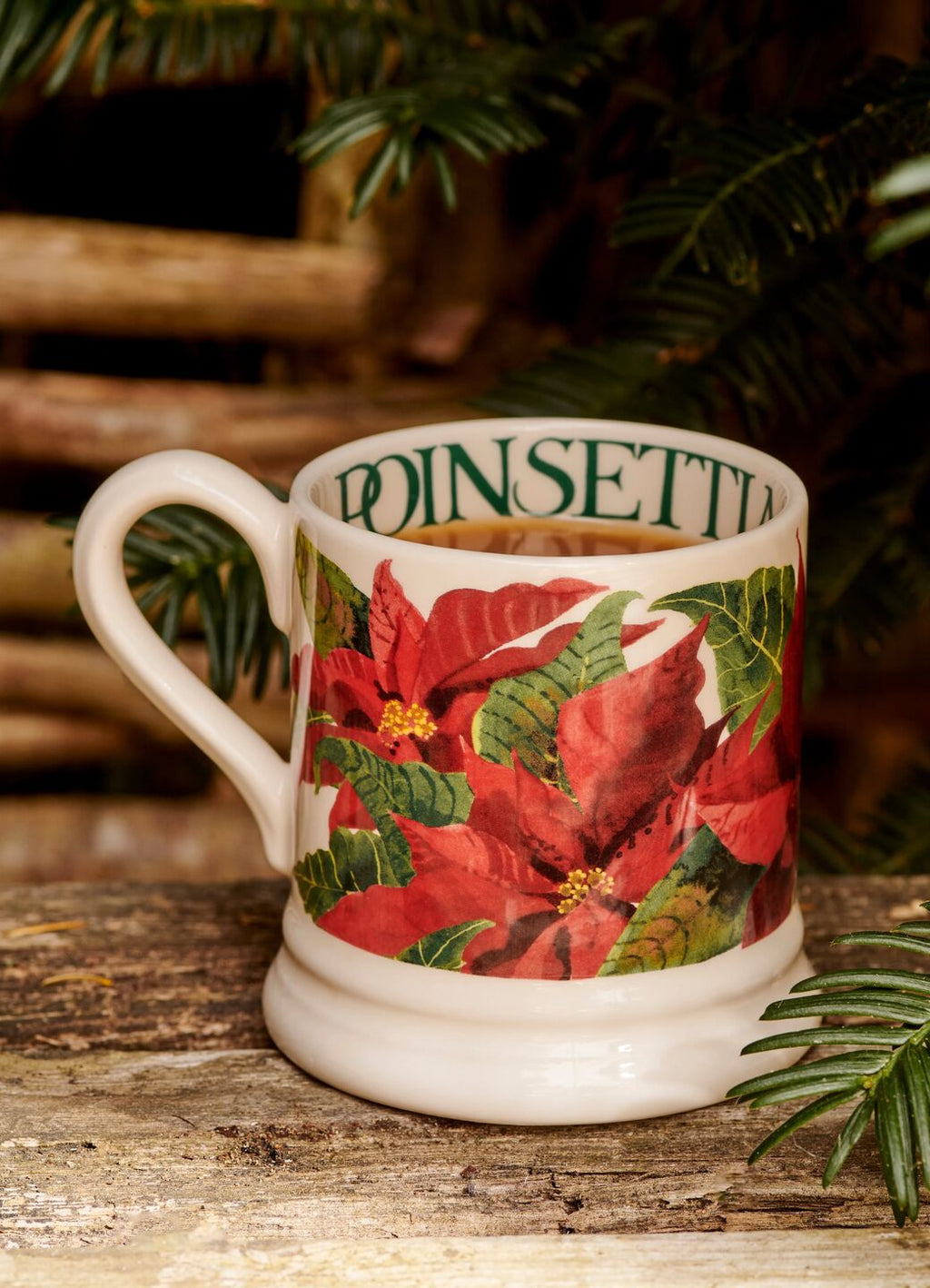 Poinsettia 1/2 Pint Mug